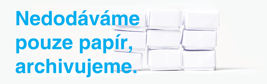 Nedodvme pouze papr, archivujeme